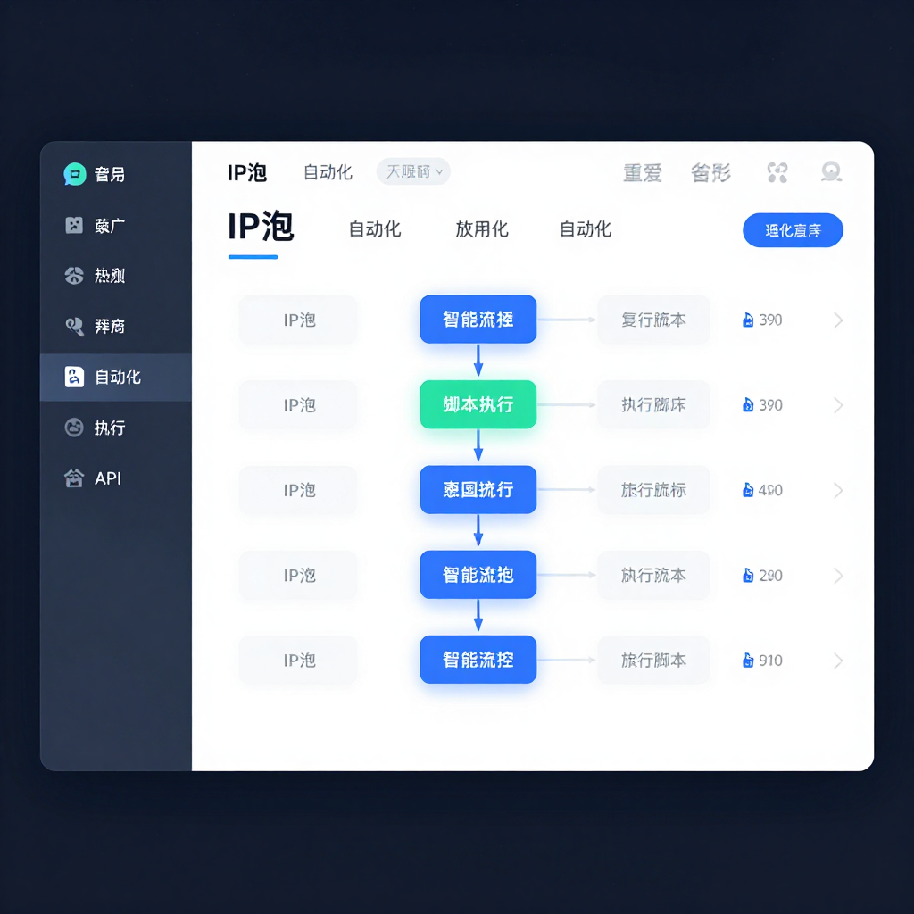 # API自动化管理IP:5步搭建高效系统,告别手动切换IP的低效时代 # API自动化管理IP:5步搭建高效系统,告别手动切换IP的低效时代
